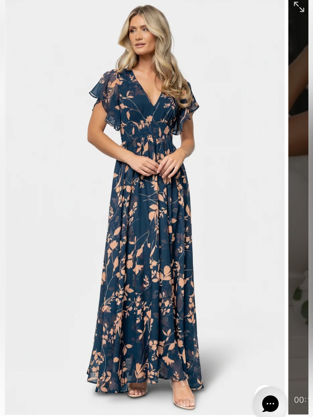 Baltic Born Ladies NWT Lynlee Metallic Maxi Dress in Topaz.. Size 3XL.